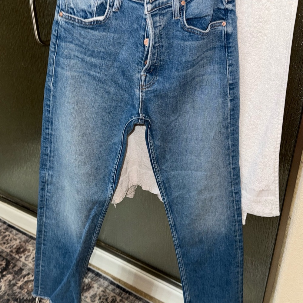 MOTHER Slim Fit Blue Jeans for Men